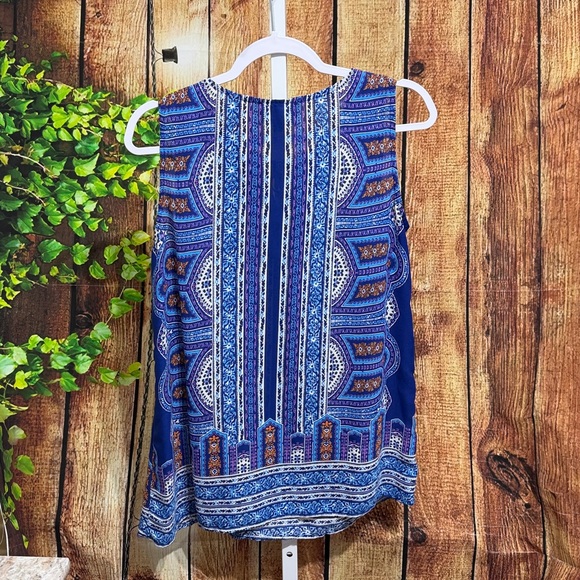 🚨(Must Bundle 3) Cynthia Rowley Sleeveless Blouse Size Large - Picture 3 of 3